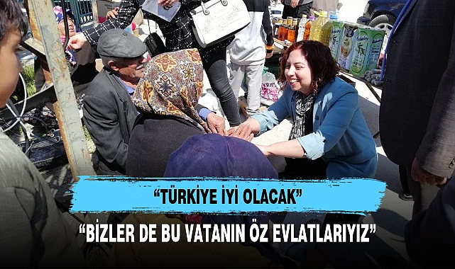 "BİZLER DE BU VATANIN ÖZ EVLATLARIYIZ"