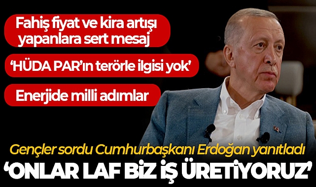 CUMHURBAŞKANI ERDOĞAN GENÇLERLE BULUŞTU