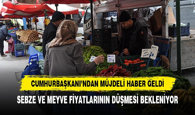 CUMHURBAŞKANI'NDAN MÜJDELİ HABER GELDİ