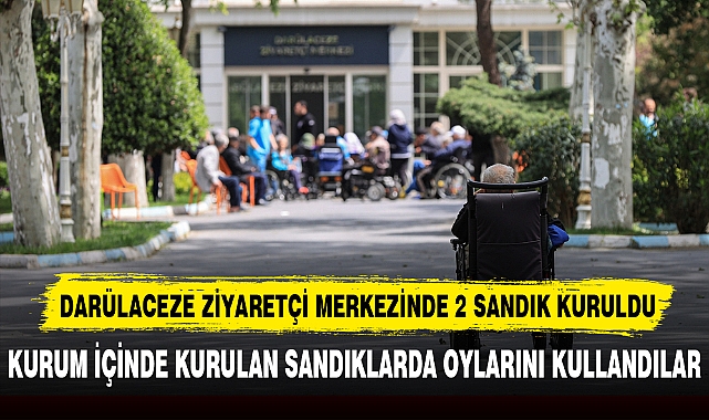 DARÜLACEZE ZİYARETÇİ MERKEZİNDE 2 SANDIK KURULDU