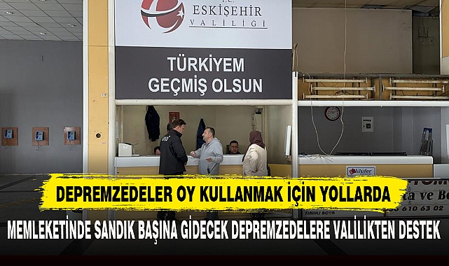 DEPREMZEDELER OY KULLANMAK İÇİN YOLLARDA