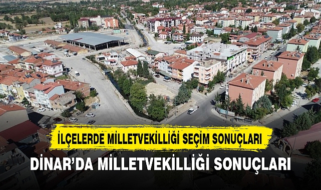 DİNAR’DA MİLLETVEKİLLİĞİ SONUÇLARI