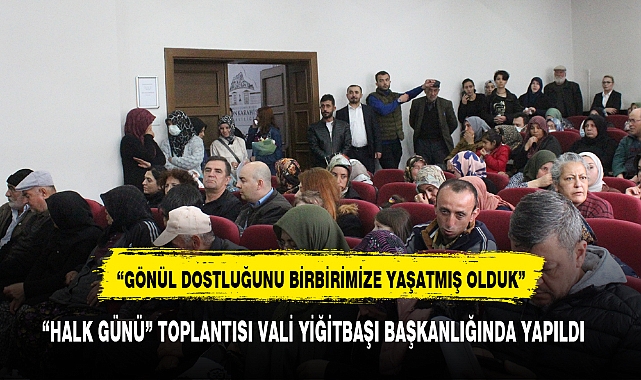 “GÖNÜL DOSTLUĞUNU BİRBİRİMİZE YAŞATMIŞ OLDUK”