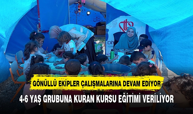 GÖNÜLLÜ EKİPLER DEPREM BÖLGESİNDE ÇALIŞMAYA DEVAM EDİYOR