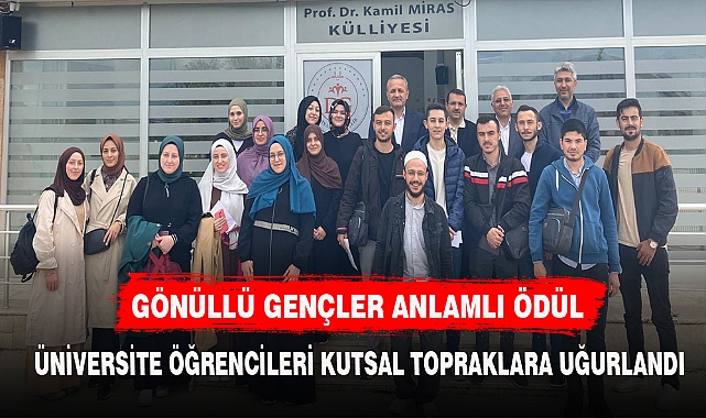 GÖNÜLLÜ GENÇLER ANLAMLI ÖDÜL