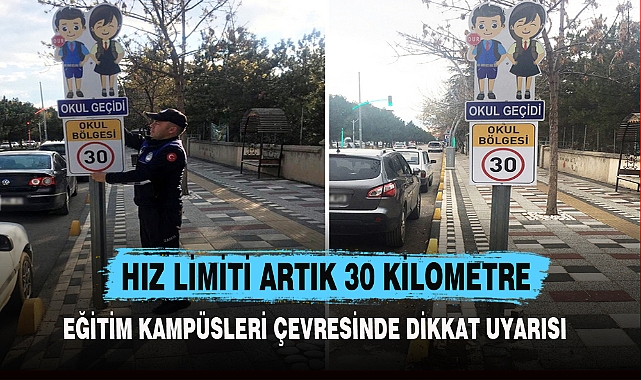 HIZ LİMİTİ ARTIK 30 KİLOMETRE