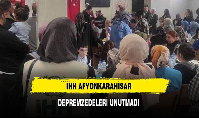 İHH AFYONKARAHİSAR DEPREMZEDELERİ UNUTMADI