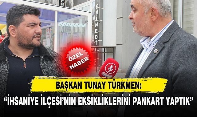“İHSANİYE İLÇESİ’NİN EKSİKLİKLERİNİ PANKART YAPTIK”