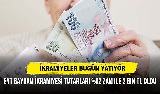 İKRAMİYELER BUGÜN YATIYOR