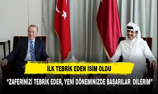 İLK KUTLAMA KATAR EMİRİNDEN