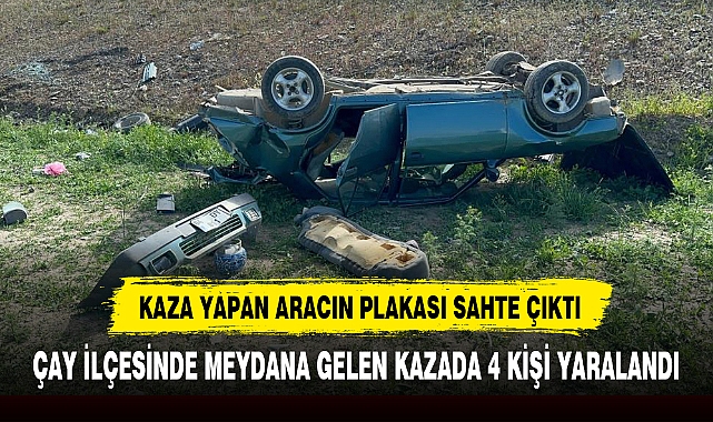 KAZA YAPAN ARACIN PLAKASI SAHTE ÇIKTI