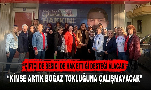 “KİMSE ARTIK BOĞAZ TOKLUĞUNA ÇALIŞMAYACAK”