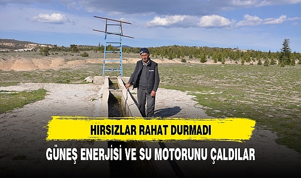 KÖYLÜLERİN ORTAKLAŞA ALDIĞI MOTORU ÇALDILAR