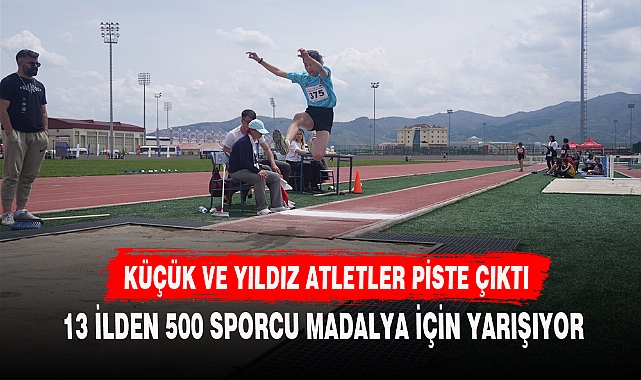 KÜÇÜK VE YILDIZ ATLETLER PİSTE ÇIKTI