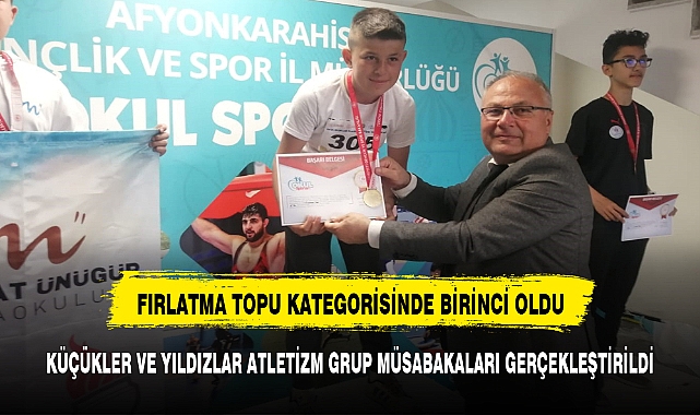 KÜÇÜKLER VE YILDIZLAR ATLETİZM GRUP MÜSABAKALARI GERÇEKLEŞTİRİLDİ