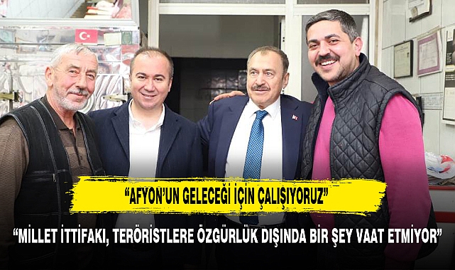 "MİLLET İTTİFAKI, TERÖRİSTLERE ÖZGÜRLÜK DIŞINDA BİR ŞEY VAAT ETMİYOR"