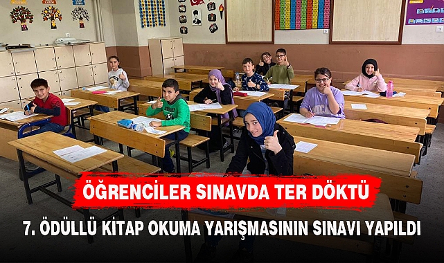 ÖĞRENCİLER SINAVDA TER DÖKTÜ