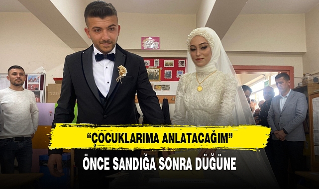 ÖNCE SANDIĞA SONRA DÜĞÜNE