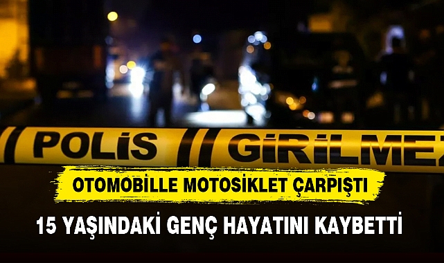 OTOMOBİLLE MOTOSİKLET ÇARPIŞTI
