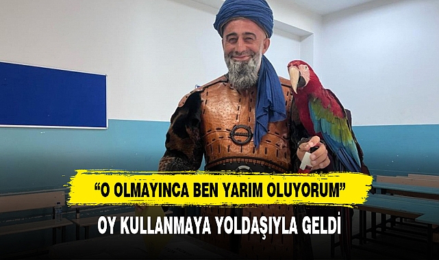 OY KULLANMAYA YOLDAŞIYLA GELDİ