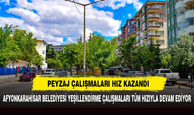PEYZAJ ÇALIŞMALARI HIZ KAZANDI