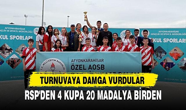 RSP'DEN 4 KUPA 20 MADALYA BİRDEN