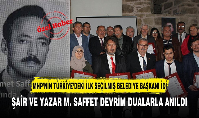 ŞAİR VE YAZAR M. SAFFET DEVRİM DUALARLA ANILDI