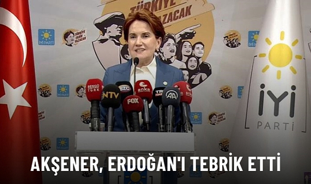 SEÇİM SONUÇLARI SONRASI İYİ PARTİ LİDERİ MERAL AKŞENER KAMERALAR KARŞISINDA
