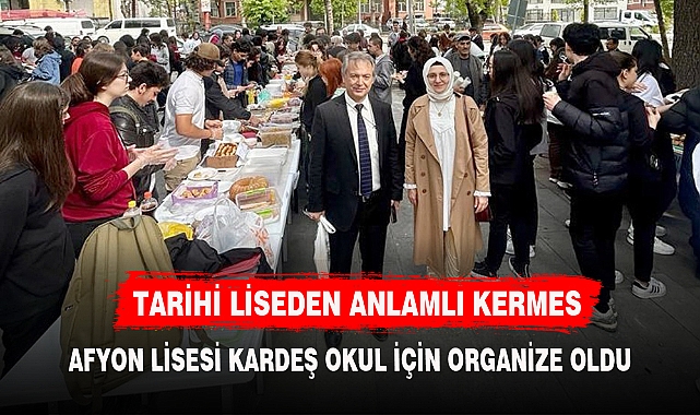 TARİHİ LİSEDEN ANLAMLI KERMES