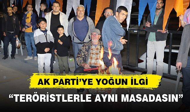 “TERÖRİSTLERLE AYNI MASADASIN”