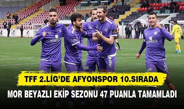 TFF 2.LİG’DE AFYONSPOR 10.SIRADA