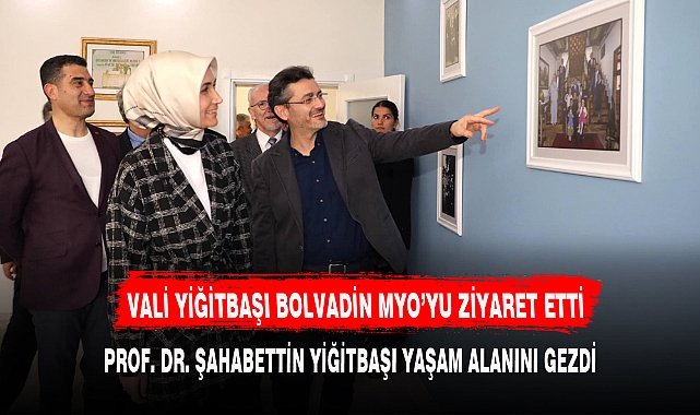 VALİ YİĞİTBAŞI BOLVADİN MYO’YU ZİYARET ETTİ