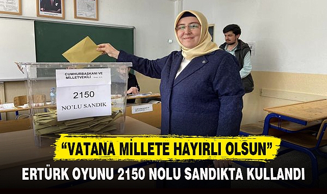 “VATANA MİLLETE HAYIRLI OLSUN”