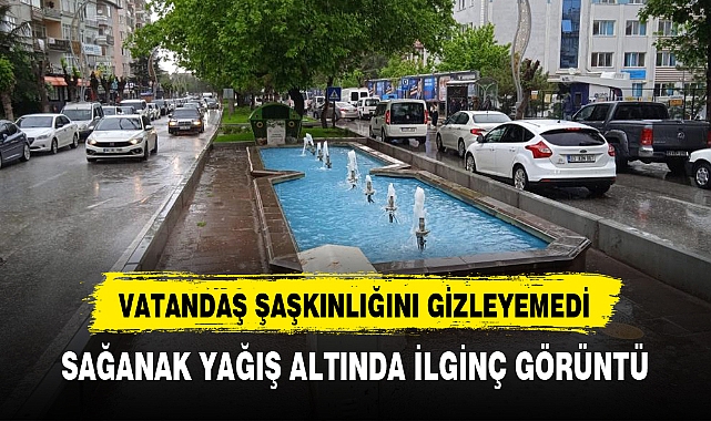 VATANDAŞ ŞAŞKINLIĞINI GİZLEYEMEDİ