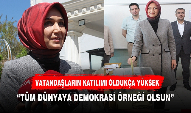 VATANDAŞLARIN KATILIMI OLDUKÇA YÜKSEK