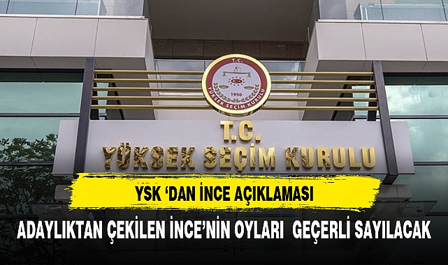 YSK'DAN İNCE AÇIKLAMASI