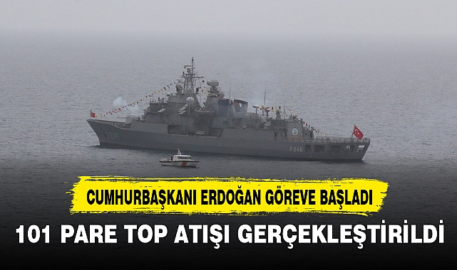 101 PARE TOP ATIŞI GERÇEKLEŞTİRİLDİ