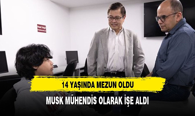 14 YAŞINDA MEZUN OLDU MUSK HAVADA KAPTI
