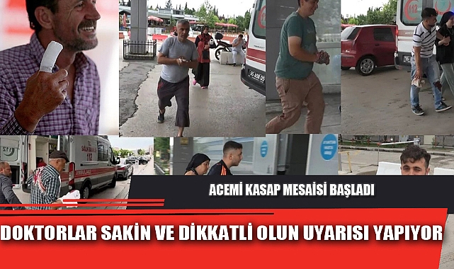 ACEMİ KASAP MESAİSİ BAŞLADI