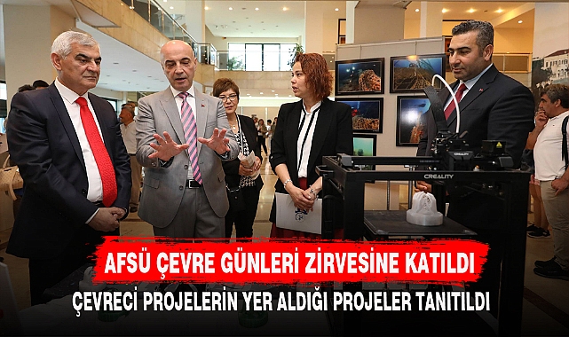 AFSÜ ÇEVRE GÜNLERİ ZİRVESİNE KATILDI