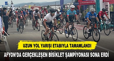 AFYON’DA GERÇEKLEŞEN BİSİKLET ŞAMPİYONASI SONA ERDİ