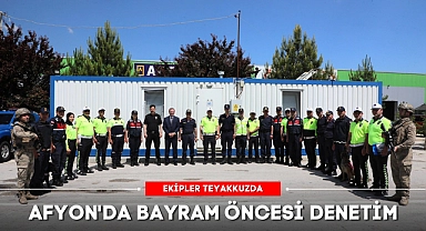AFYON’DA KURBAN BAYRAMI ÖNCESİ TRAFİK DENETİMİ