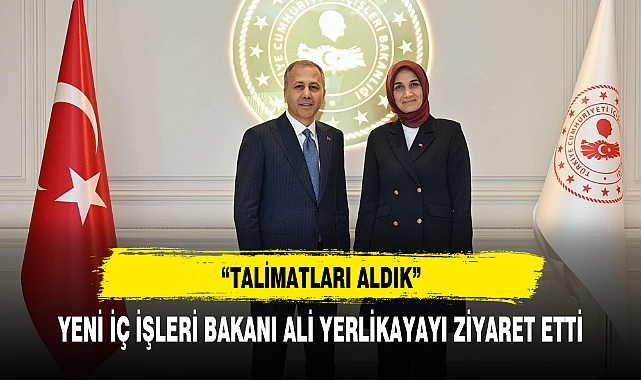 AFYON VALİSİ YENİ İÇ İŞLERİ BAKANI YERLİKAYAYI ZİYARET ETTİ