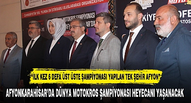 AFYONKARAHİSAR'DA DÜNYA MOTOKROS ŞAMPİYONASI HEYECANI YAŞANACAK