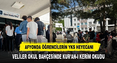AFYONLU ÖĞRENCİLERİN YKS HEYECANI