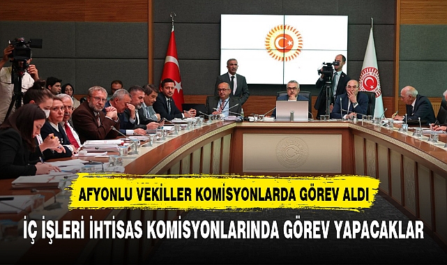 AFYONLU VEKİLLER KOMİSYONLARDA GÖREV ALDI