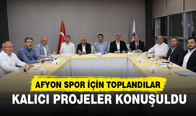 AFYONSPOR İÇİN TOPLANDILAR