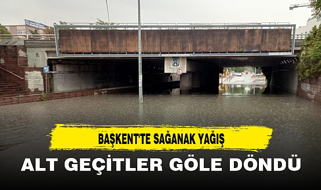 ALT GEÇİTLER GÖLE DÖNDÜ