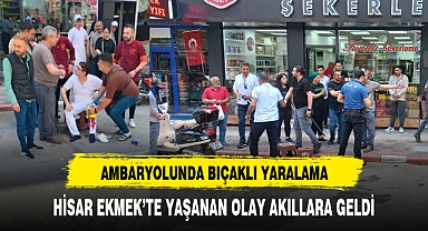 AMBARYOLU'NDA BIÇAKLI YARALAMA