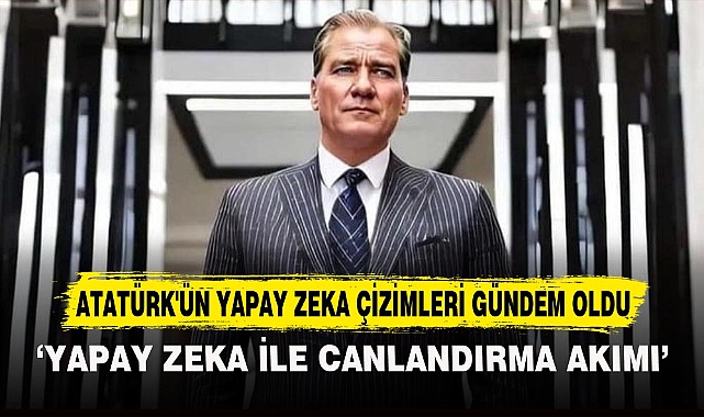 ATATÜRK'ÜN YAPAY ZEKA ÇİZİMLERİ GÜNDEM OLDU